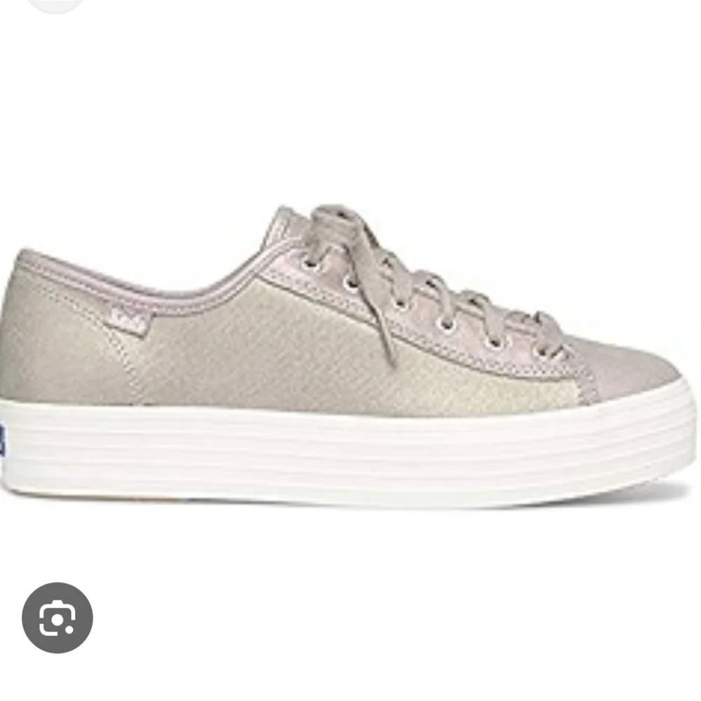 Keds Triple Kick Neon Metallic Lace Up Platform Sneaker SZ 7.5US - Picture 9 of 9